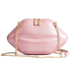 Lipstick Shaped Women's Shoulder Bag Mini Crossbody Lip Chain Bag