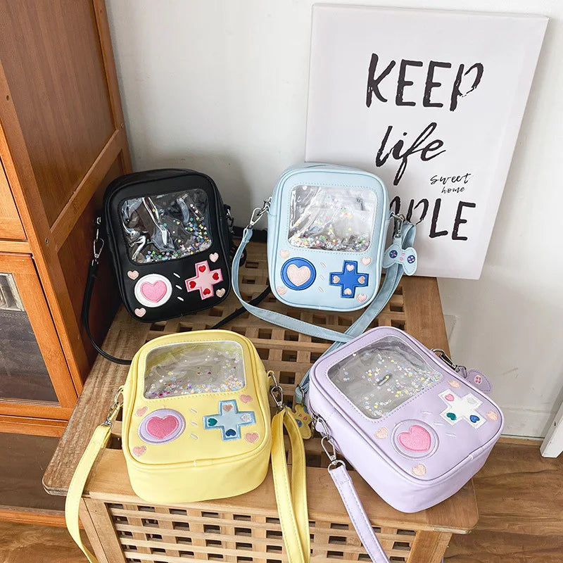 Clear Shoulder Crossbody Bag Game Console Ita Bag - Small Phone Bags