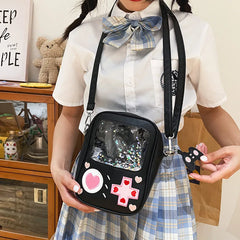 Clear Shoulder Crossbody Bag Game Console Ita Bag - Small Phone Bags