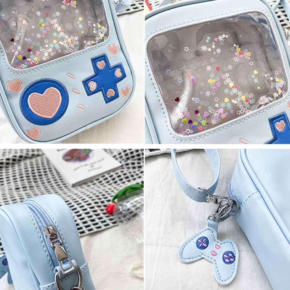 Clear Shoulder Crossbody Bag Game Console Ita Bag - Small Phone Bags