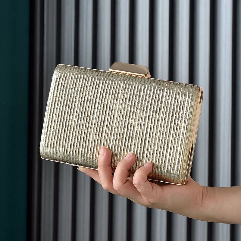 Mini Crossbody Bags Women Handbags Stripe Bling Purses Wedding Evening Wallets