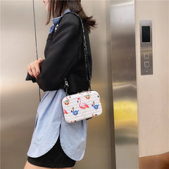 Women's Mini Crossbody Shoulder Bag PU Leather Square Phone Bag