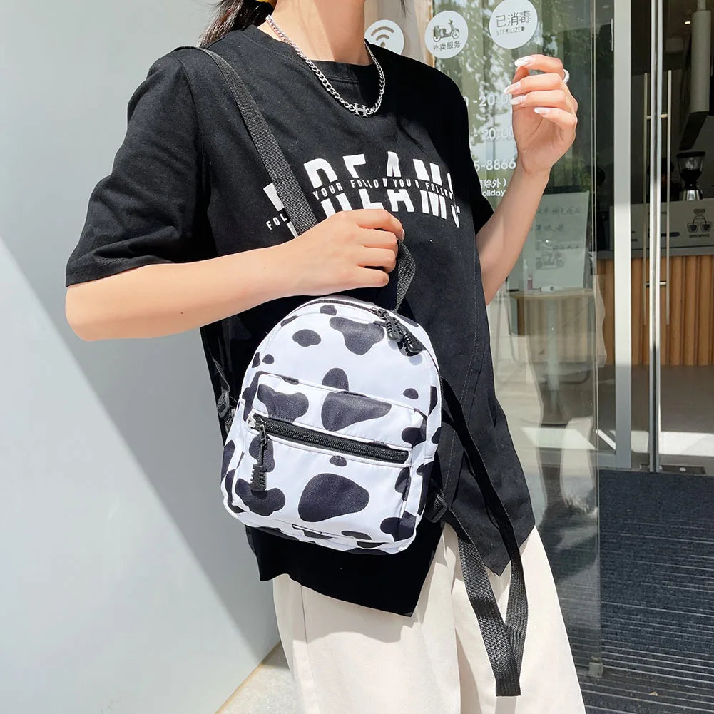 Mini Women Backpack Shoulder Bag For Teen Girls Casual Travel