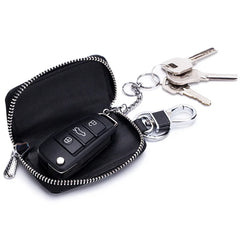Premium Leather Keychain Housekeeper Car Key Case