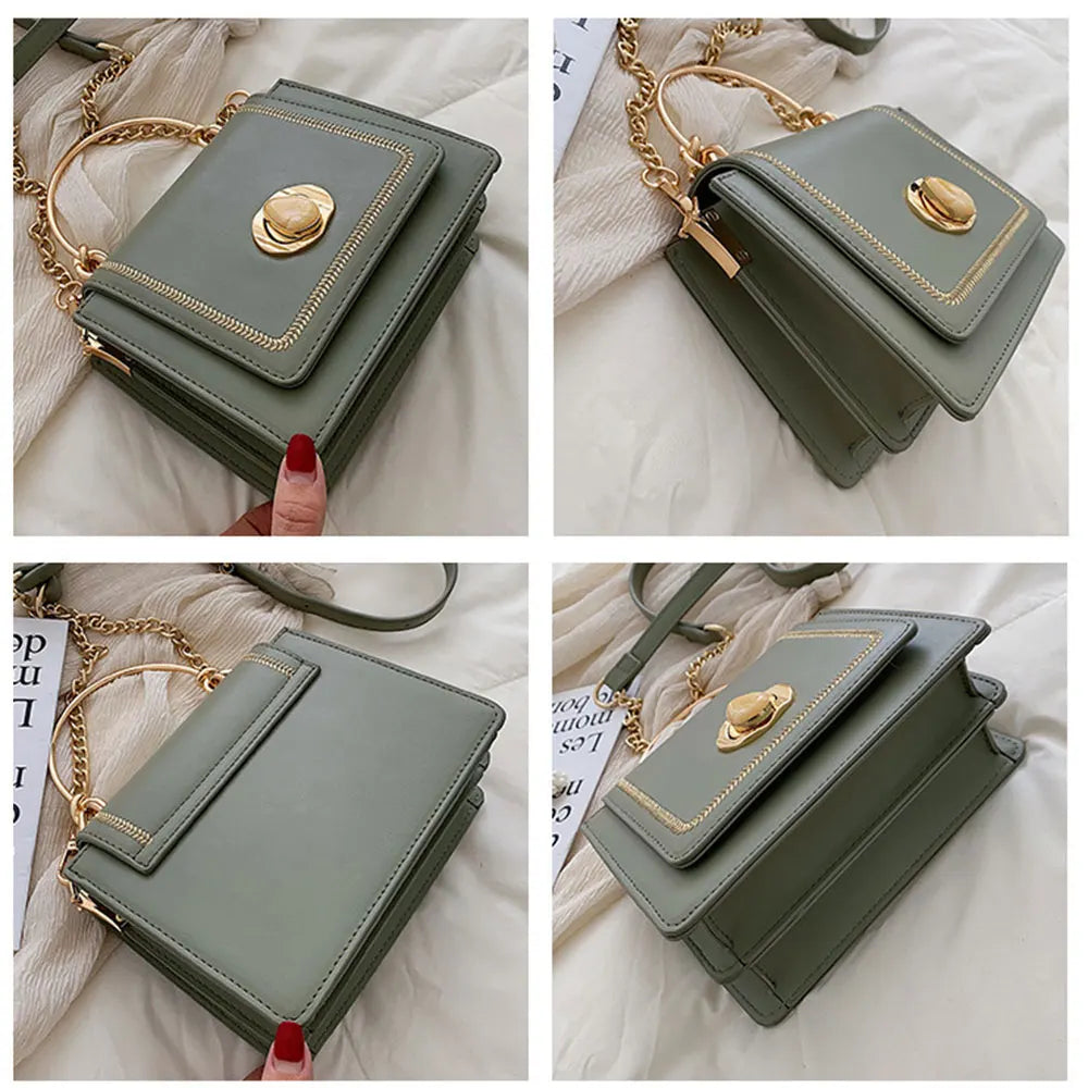 Mini Leather Handbags for Women Handle Bag Ladies Phone Purses Underarm