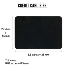 Engraved Wallet Inserts for Boyfriend - Love Note - Permanent Engraving