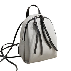 Mini PU Leather Backpack Women's Small Shou...
