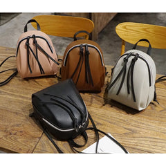 Mini PU Leather Backpack Women's Small Shou...