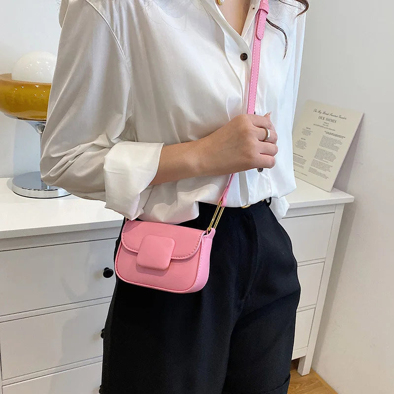 Stylish Mini PU Crossbody Bag for Women