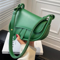 Mini Flap Crossbody Bag Spring Handbag Solid Shoulder Bag for Women
