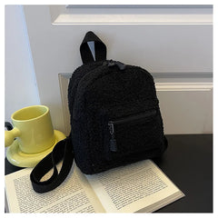 Cute Plush Mini Backpack for Women and Girls