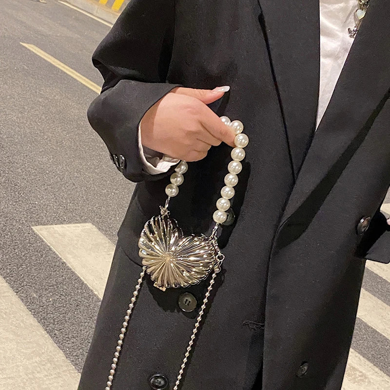 Heart Bag Mini Shell Crossbody Bag
