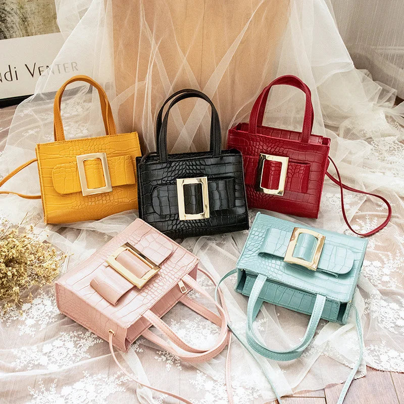Small Square Bag Messenger Phone Wallet Envelope Crossbody Bag For Women Leather