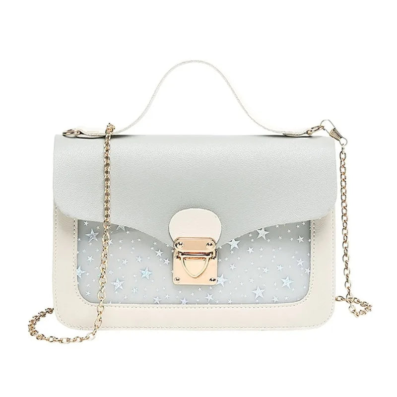 Sequin Mini Square Shoulder Bag for Women, Crossbody Clutch Wallet