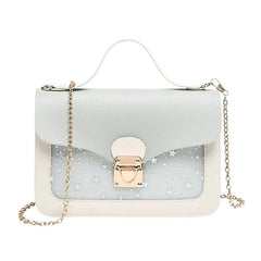 Sequin Mini Square Shoulder Bag for Women, Crossbody Clutch Wallet