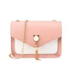 Mini Small Square Bag PU Leather Women's Handbag Chain Shoulder Messenger Bags