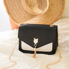 Mini Small Square Bag PU Leather Women's Handbag Chain Shoulder Messenger Bags