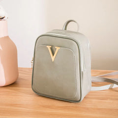 Mini Women Backpack PU Leather Drawstring Shoulder Bag Crossbody