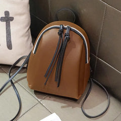 Mini Women Backpack PU Leather Shoulder Bags Solid Zipper Small Backpacks