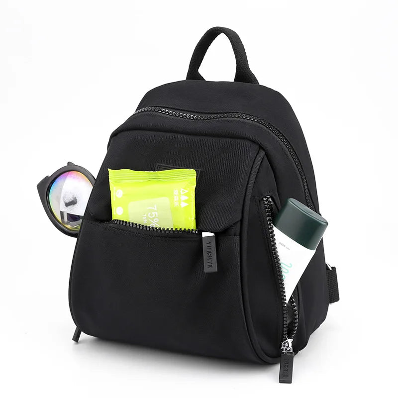 Mini Anti-theft Waterproof Nylon Women Backpack - Small Bagpack