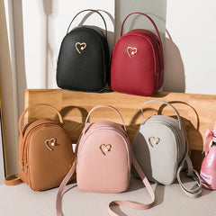 Mini Women's Backpack PU Leather Shoulder Bag for Girl