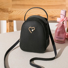 Mini Women's Backpack PU Leather Shoulder Bag for Girl