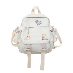 Mini Women's Backpack Purse Waterproof Nylon Bagpack for Teenage Girls Rucksack