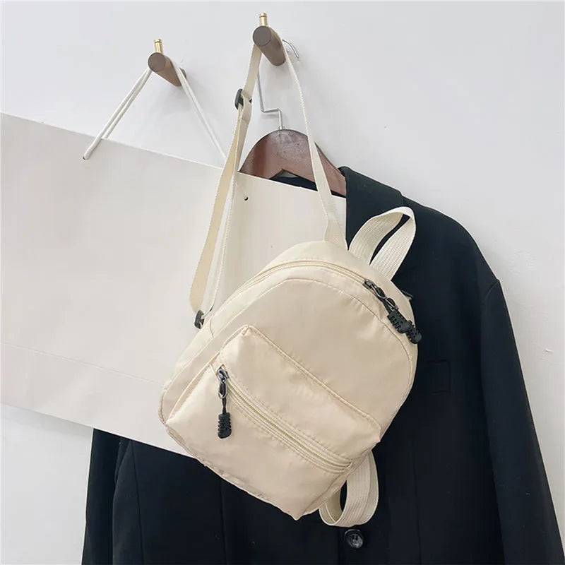 Mini Women's Backpacks Nylon Female Bag Small School Bags Rucksack