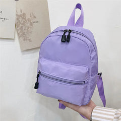 Mini Women's Nylon Backpack Small School Rucksack Teen Girls Casual Bag