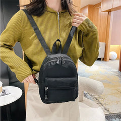 Mini Women's Nylon Backpack Small School Rucksack Teen Girls Casual Bag