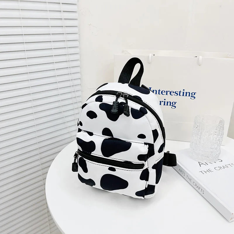 Animal Printing Mini Women's Nylon Backpack for Teen Girls