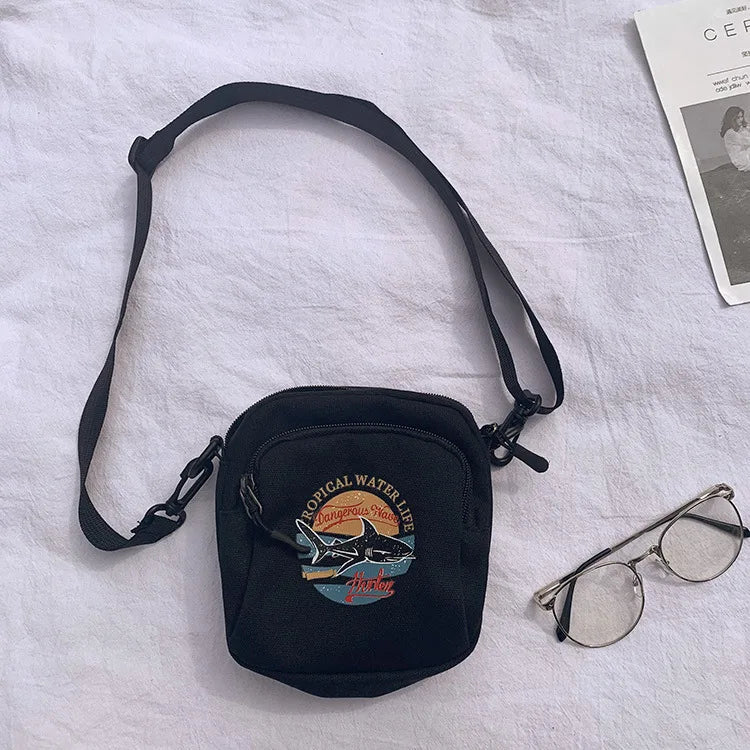Canvas Crossbody Small Bags for Women Ladies Purse Phone Bag Handbags