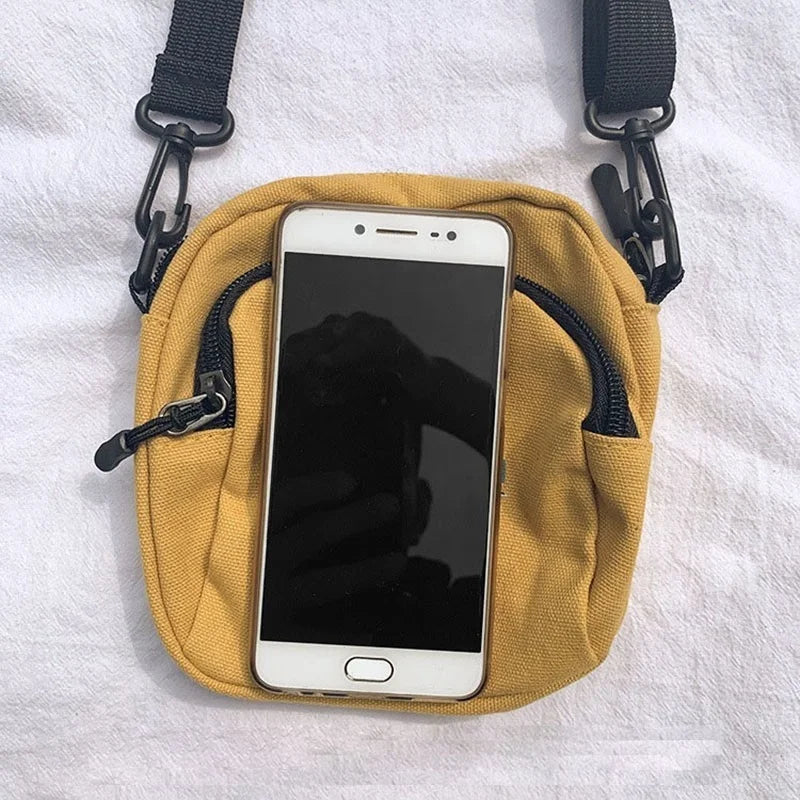 Mini Canvas Shoulder Bag for Women Ladies Purse Phone Sac A Main Femme Bolsas