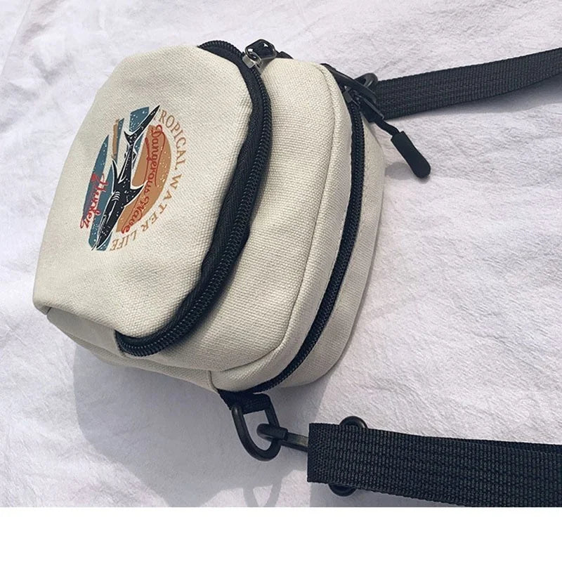 Mini Canvas Shoulder Bag for Women Ladies Purse Phone Sac A Main Femme Bolsas