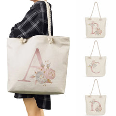 Reusable Shopping Bag Girl School Tote Bags Eco Shoulder Handbag