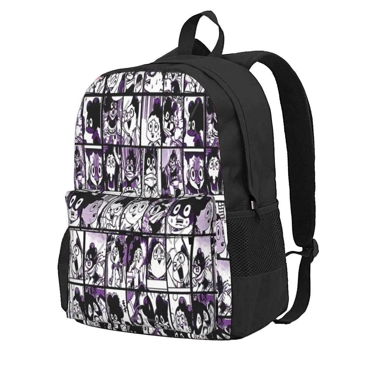 Manga Collage Backpack School Bag Men Women