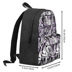 Manga Collage Backpack School Bag Men Women