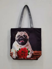 Miyahouse Animal Print Handbags Floral Large Capacity Women Beach Shoulder Bag