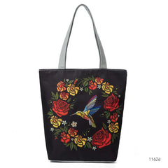 Miyahouse Printing Flower Women's Handbag Eco Reusable Foldable Female Shopping
