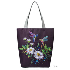 Miyahouse Printing Flower Women's Handbag Eco Reusable Foldable Female Shopping
