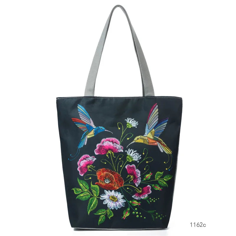 Miyahouse Printing Flower Women's Handbag Eco Reusable Foldable Female Shopping