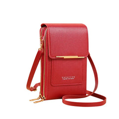 Women Bag Handbags Soft Leather Small Wallets Touch Screen Purse