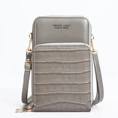 Crossbody Bags Women Mini Solid PU Leather Shoulder Messenger Bag
