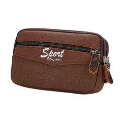Men's Sports Waist Belt Bag Multifunctional Leisure Pocket