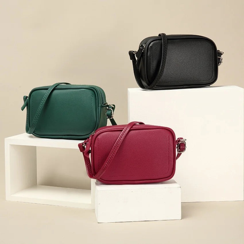 Women's PU Leather Shoulder Bag Solid Tote Bag