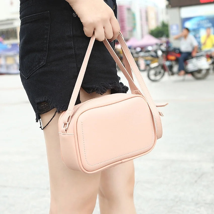 Women's PU Leather Shoulder Bag Solid Tote Bag