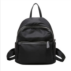 Green Nylon Women's Backpack Water-proof Travel Rucksack