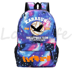 Haikyuu Anime Backpack for School Boys Volleyball Teens Bookbag