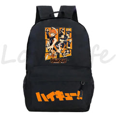 Haikyuu Anime Backpack for School Boys Volleyball Teens Bookbag
