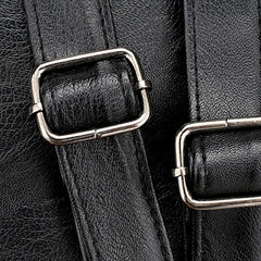 Faux Leather Large Capacity Travel Backpack for Women